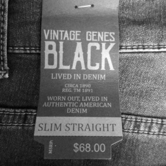 vintage genes black lived in denim